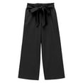 thumbnail image 6 of Vividxx Girls Casual Pants Slacks For Everyday Wear Elastic Waist Long Pants Trousers With Drawstring And Side Pockets Comfortable School Outdoor Play Slacks Solid Color Toddler Holiday Streetwear, 6 of 8