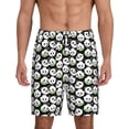 thumbnail image 3 of Lsque Panda Bear Mens Sleep Pajama Shorts,Short Pajama Pants, Cotton Ultra-Soft Knit-4X-Large, 3 of 9