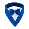 thumbnail image 1 of Zhuge Bandana para perros 1 pieza, mezcla de poliéster ligera de secado rápido, baberos tipo bufanda triangular, pañuelo ajustable para perros, regalo para mascotas, M, azul, 1 of 3