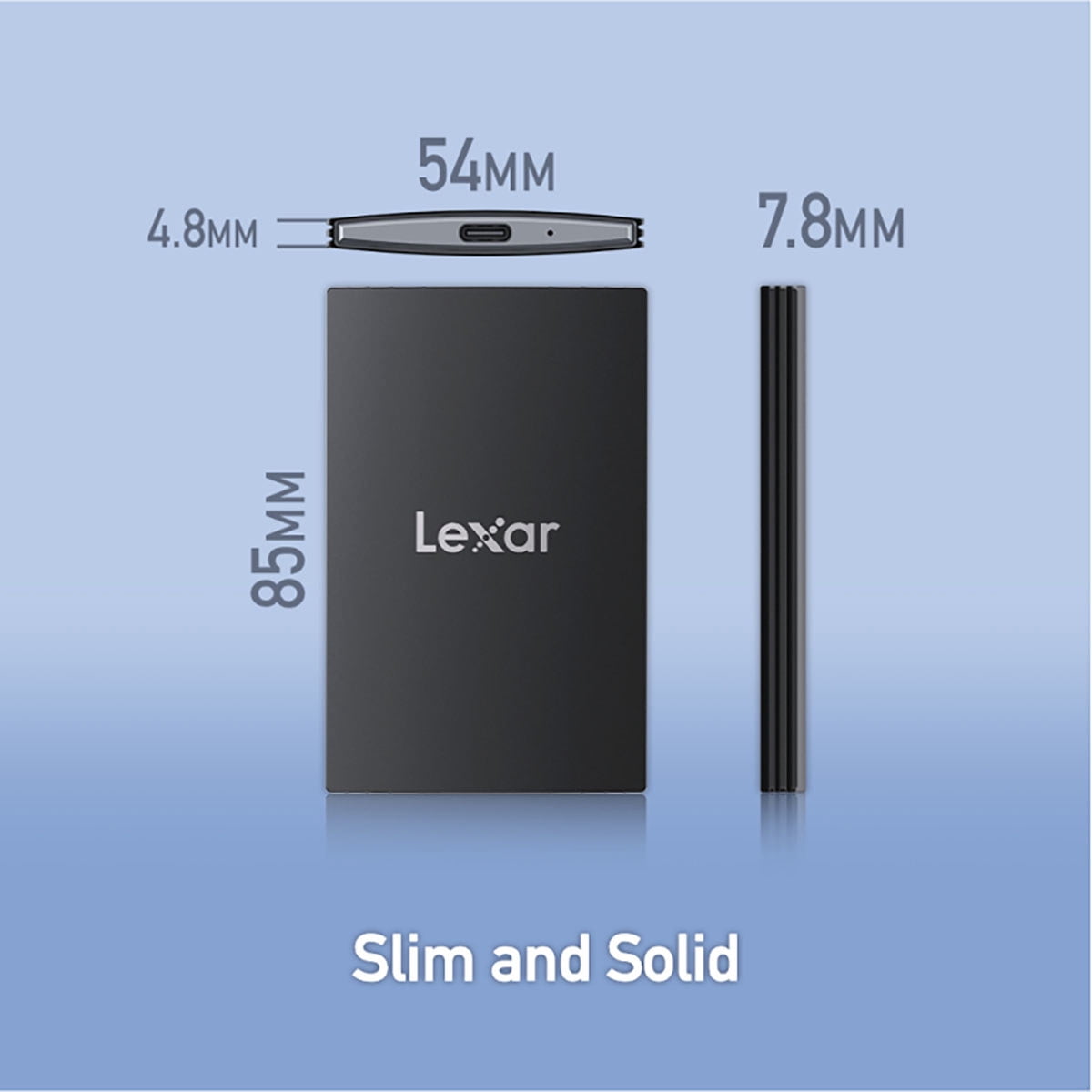 Lexar SL500 4TB USB 3.2 Gen 2 Type-C Portable External SSD