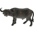 thumbnail image 4 of 1pc Realistic African Buffalo Model Solid Simulation Wildlife Figurine Toy Craft Home Decoration, 4 of 8