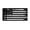 Black, variant on Watercolor Cow American Flag Front License Plate for Women Car Vanity Plates Decorative Aluminum Metal Cute Novelty License Plate Cover for Men 6x12 Inch (4 Holes)