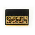 thumbnail image 1 of Artisan Handmade Black Embroidered Clutch Handbag, 1 of 4