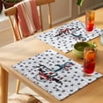 thumbnail image 4 of Independence Day Placemats Set of 8, Freedom Anchors Blue Star Flags White Wood Grain Non-Slip Place Mats Washable Table Mats for Kitchen Dining Table Decorations Indoor/Outdoor, 4 of 9