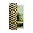 thumbnail image 2 of MKHERT Gold Black Window Curtain Living Room,Bedroom Window Drapes 52x84 inch, 2 of 3