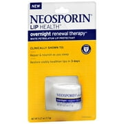 Neosporin Lip Health Overnight Renewal Therapy White Petrolatum Lip Protectant