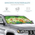 thumbnail image 3 of Bingfone African Animals In The Jungle Car Windshield Sunshade,Sun Foldable Sun Shield Sun Visor For Car - Medium, 3 of 8