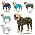thumbnail image 3 of for Medium Large Dogs Printed Coat Bodysuit Pet Recovery Suit Shirt Nursing Belly Dog Clothes Pet  Supplies Dog Pajamas Dogs Jumpsuit GREY 36(BUST96CM), 3 of 8