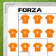 thumbnail image 2 of Imanes magnéticos FORZA 4 cm Naranja – Pack de 11 unidades, 2 of 6
