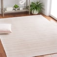 thumbnail image 2 of SAFAVIEH Martha Stewart Clover Striped Cotton Area Rug, Pink/Ivory, 9' x 12', 2 of 11