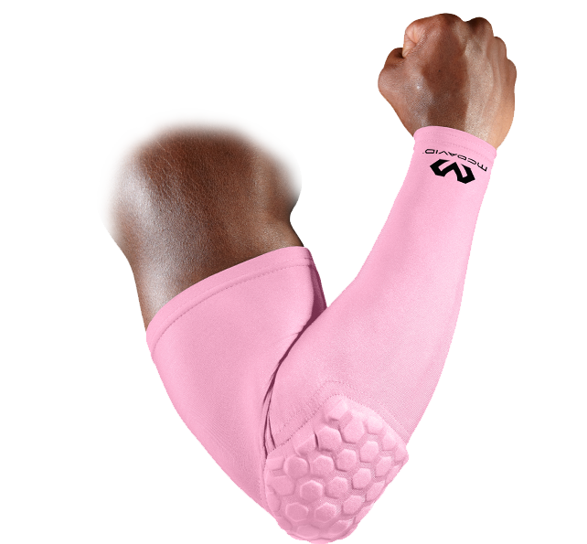 Volleyball Upgraded Hex Padded Arm Sleeve Compression Padded Elbow Arm Sleeve With Elbow Pad For Football