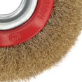 thumbnail image 5 of Wire Wheel 6 Inches 150mm Wire Wheel For Bench Grinder Polishing And 10pc Reducer Fixed Ring Wheel Brush Wire Round Steel Cleaner, 5 of 5