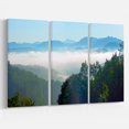 thumbnail image 2 of Designart - Matin à Blue Ridge Parkway - Impression sur Toile Paysage, 2 of 3