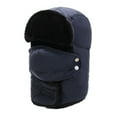 thumbnail image 1 of Chapeau d'Hiver Unisexe avec Cache-Oreilles, Garde au Chaud Cyan, 1 of 7