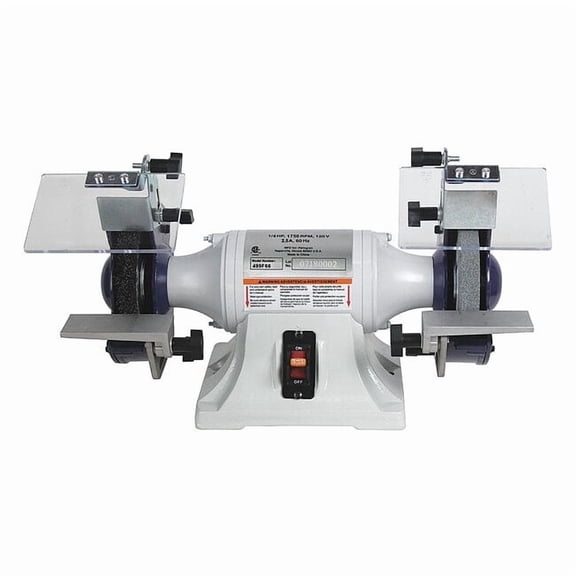 Dayton Bench Grinder, 6 in Max. Wheel Dia, 36/60 Grinding Wheel Grit 499F66