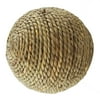 HEMOTON Hand-woven Natural Grass Rope Ball Chew Toys Small Animal Activity Toy Balls