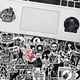 thumbnail image 2 of 50 Pcs Punk Rock Stickers Rock and Roll Music Stickers Vinyl Waterproof Stickers Metal Band Stickers for Water Bottle Lapt, 2 of 5