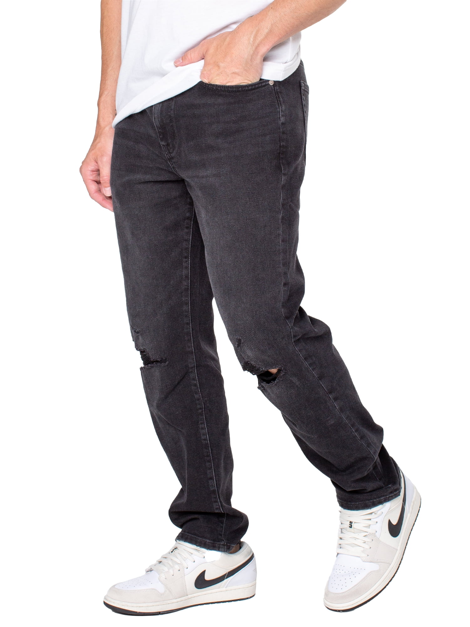 No Boundaries Men’s Slim Fit Denim Jeans, Sizes 28x30-38x30