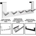 thumbnail image 4 of Perchero de calidad sobre la puerta - Se adapta a puertas estándar - Perchero colgante con diseño de gancho único - Percheros, toallas, batas JAMW Sencillez, 4 of 5