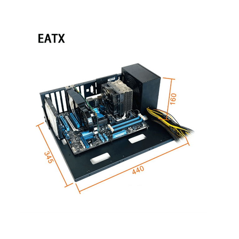 Open Computer Chassis Dual-Way Server E-ATX/ATX Motherboard