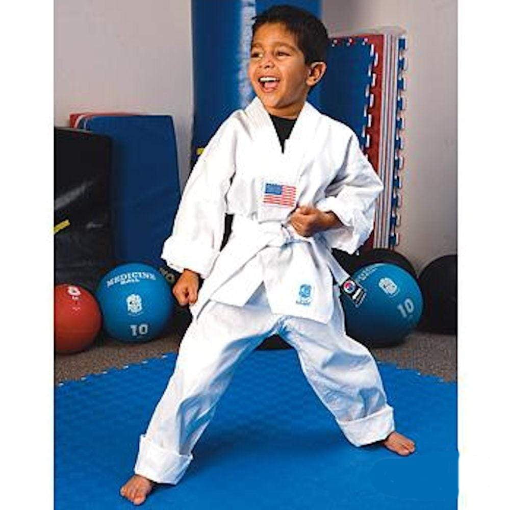 Pink ProForce Lightweight Martial Arts Karate Uniform Elastic Waist 