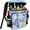 Leaves-Gray, variant on Backpack Cooler for Women - 30 Cans Lunch Cooler Bag for Work - Soft Backpack Cooler Insulated Waterproof Leak Proof for Travel Picnic Beach Hiking Camping