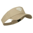 thumbnail image 4 of Diamond Outline Embroidered Visor - Khaki OSFM, 4 of 5