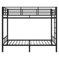thumbnail image 6 of Tcbosik Bunk Bed Twin Over Twin Size, Heavy Duty Metal Bed Frame with Side Ladder and Safety Guardrail, Easy Assembly, Black, 6 of 10