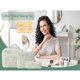thumbnail image 5 of Makeup Cosmetic Bag 3 Pcs Cotton Quilted Makeup Bag Aesthetic Floral Toiletry Bag for Women,E, 5 of 5
