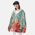 thumbnail image 3 of Balery Floating Colorful Cereal Sudadera ligera de manga larga con capucha y protección solar UPF 50+ para hombre y mujer, ideal para pesca y running-Small, 3 of 7