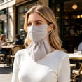 thumbnail image 4 of Face Guard High-Density Anti-UV Fabric Sun Protection Face Guard 3D Tailored Fit Adjustable Straps Summer Outdoor Face Protector, 4 of 7