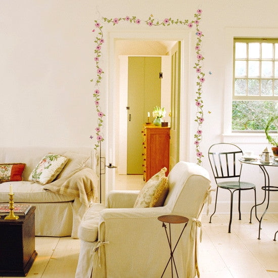 Wall Deco Sticker FLOWER VINE  275-PS58063 (J)