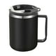 thumbnail image 1 of Pisexur Batería de cocina Taza de agua con tapa de acero inoxidable de 430 ml, taza de café con doble capa de aislamiento, sellada y a prueba de fugas, taza de té de para la cocina del hogar, 1 of 6