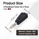 thumbnail image 2 of Uxcell 4 Pcs 4mm Plugs de Banana, 20A 4mm Plug 4mm Jack Conectores de Cable de Altavoz, Conector de Jack de Banana para Cable de Audio de Altavoz, Negro y Rojo, 2 of 6
