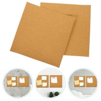 SOPOTUTU Self-Adhesive Cork Wall Tiles 5 Pieces for Bulletin Board Home Office Decor