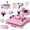 5-in-1 Pink, variant on DKMOCO 15''x15'' Heat Press, 8-in-1 Digital Shirt Press Machine Heat Transfer Sublimation with 30oz Tumbler Press, Teflon-Coated Heat Plate, 360° Swing Away for Mugs Hat Plate Cap, Lavender