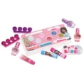 Barbie Townley Girl Train Case Cosmetic Makeup Set for Girls, Ages 3