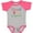 Baseball Heather and Hot Pink, variant on Inktastic I Love My Grandparents Boys or Girls Baby Bodysuit