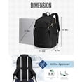 thumbnail image 2 of Mochila LIGHT FLIGHT FLIGHT Travel Laptop 17.3 pulgadas resistente al agua, 2 of 9