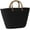 Black, variant on Kukuzhu Straw Beach Bag, Straw Tote Bag for Women with Bamboo Handles Summer Vacation Woven Beach Bag Shoulder Handbag