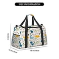 thumbnail image 3 of Honeii Childish Dinosaur Print Gym Bag,Carry on Weekender Overnight Bag, Travel Duffel Bags, Personal Item Travel Bag,Tote Bag,Workout Dance Bag, 3 of 7