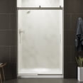 thumbnail image 5 of Kohler 706008-D3-MX 74 x 47.62 in. Levity Sliding Shower Door with 0.25 in. Thick Frosted Glass - Matte Nickel, 5 of 7