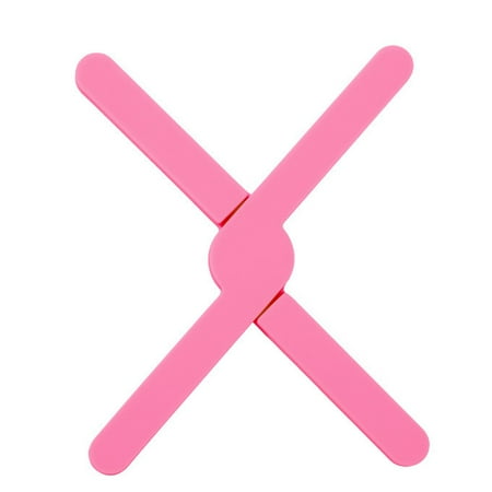 

Ximi Bowl Mat Foldable Lightweight Durable Portable Fashionable Non-slip Washable Home Restaurant Use Heat Insulation Pad for Daily Life