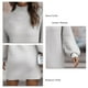thumbnail image 3 of Mini Sweater Dress Pure Color Bodycon Sweater Dress Lantern Sleeves Fashion Soft for Winter for Girls ANGGREK Otros, 3 of 6