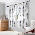 thumbnail image 2 of Yayeee Window Curtains Light Filtering 63"x52" Grommet Panel Pair Home Living Room Decor, Astronaut Pattern, 2 of 7