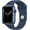 Blue, variant on Pre-Owned Apple Watch Series 7 45MM Midnight Aluminum Case Midnight Sport Band, 5 Each