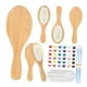 thumbnail image 3 of Pintura con cepillo para el cabello,Kits de pintura con cepillos de madera para el cabello,herramienta de peinado,Haz tu propio cepillo de pelo para niñas pintado a mano,Suministros para, 3 of 8