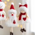 thumbnail image 5 of 2023 Año Nuevo Navidad Lindos muñecos de ángel Papá Noel Adornos para árbol de Navidad Decoración navideña para el hogar Regalo de Navidad para niños, 5 of 5