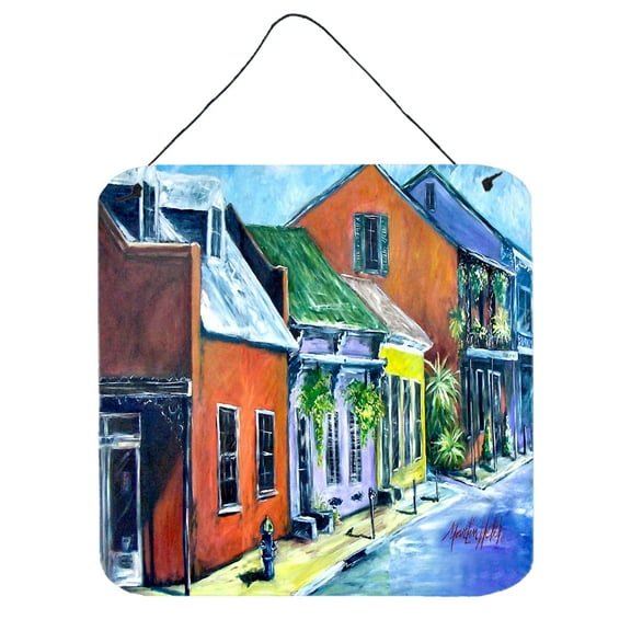 Carolines Treasures MW1350DS66 Somewhere Close Houses Wall or Door Hanging Prints 6x6 multicolor