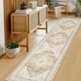 thumbnail image 4 of 2 x 8 ft Washable Hallway Runner Rugs, Non-Slip Soft Kitchen Rug Runner Laundry Room Rug, Vintage Floor Runner for Kitchen Entryway Laundry Room, 4 of 5